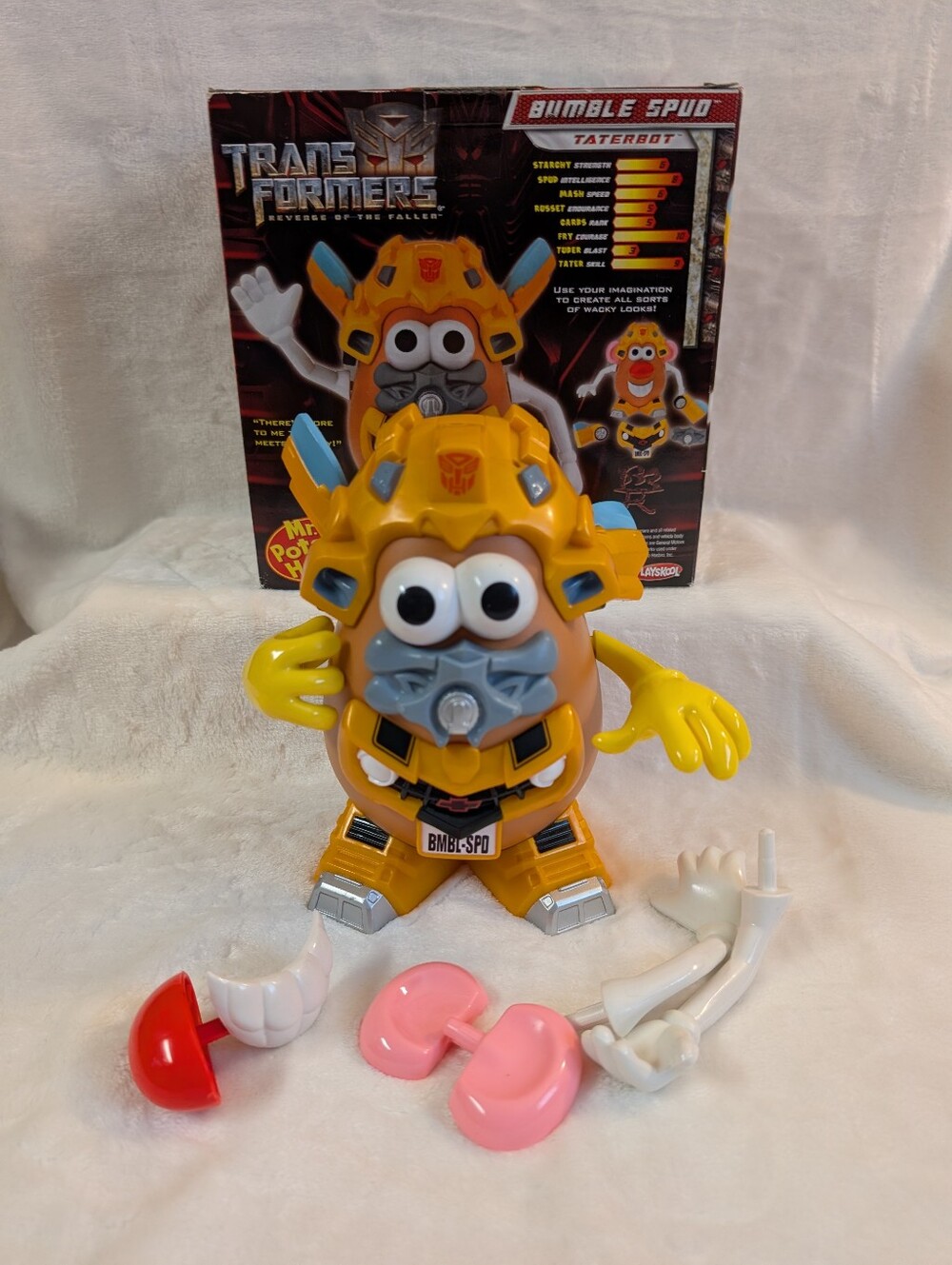 Mr. Potato Head Transformers Figures; Optimash Prime And Bumble Spud - Picture 5 of 6